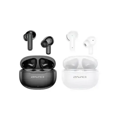 Awei T71 TWS Sports Wireless Bluetooth Earbuds IPX4 Waterproof with Charging Case Smart Touch Low Latancy Game Earphone